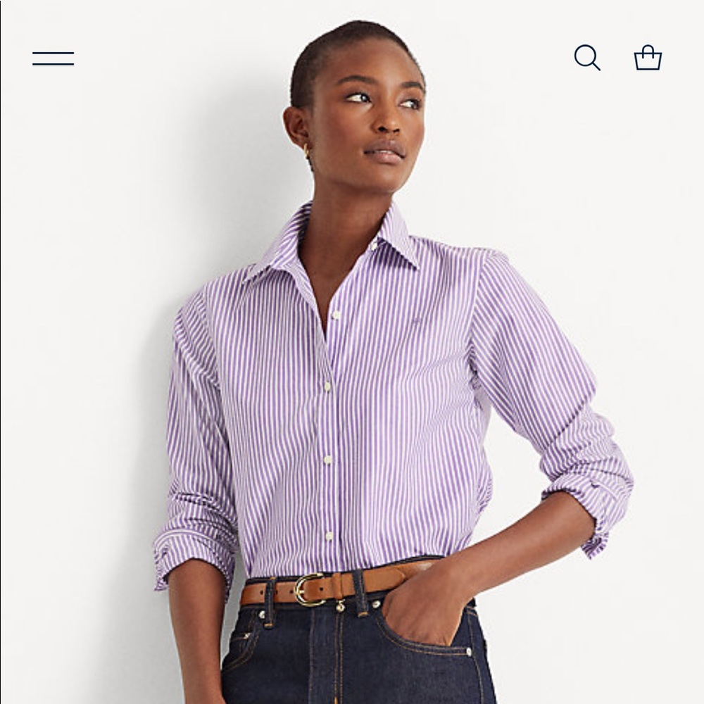Ralph Lauren womens Oxford blouse